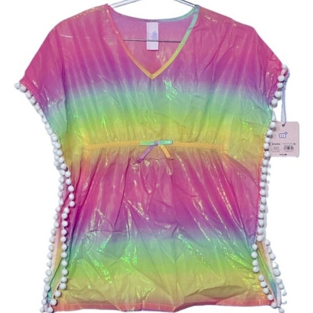 More Than Magic Ombre Sparkle Swim Cover Up
Size S (6/6X)
Condition NWT